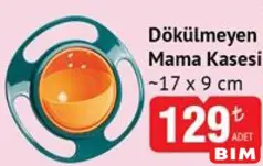 DÖKÜLMEYEN MAMA KASESİ 17 X 9 CM